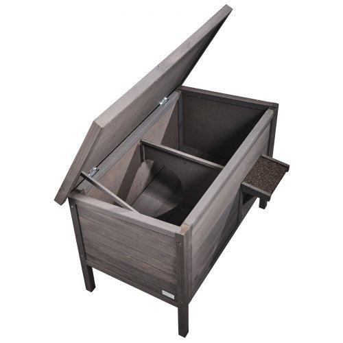 Outdoor Cat House Weatherproof Feral Cat Shelter for Multiple Cats Outdoor
