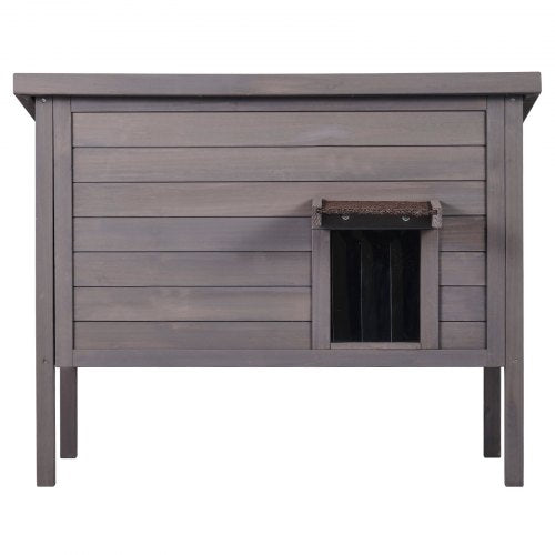 Outdoor Cat House Weatherproof Feral Cat Shelter for Multiple Cats Outdoor