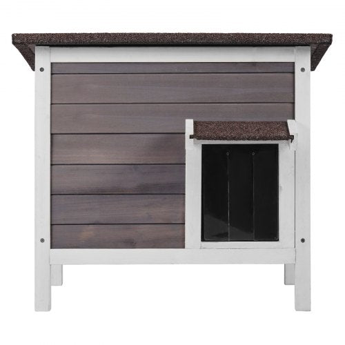Outdoor Cat House Weatherproof Feral Cat Shelter for Multiple Cats Outdoor