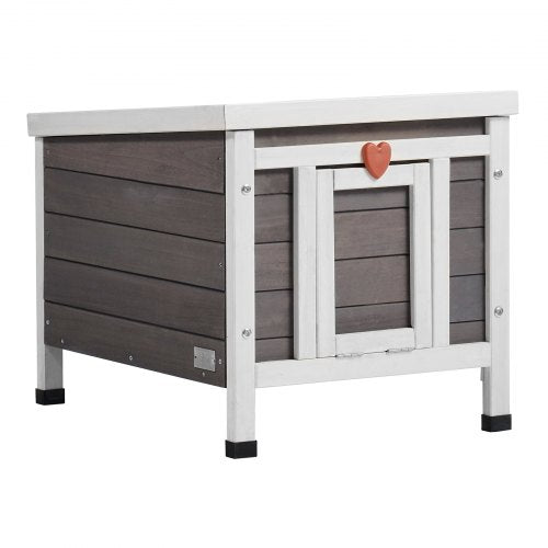 Outdoor Cat House Weatherproof Feral Cat Shelter for Multiple Cats Outdoor