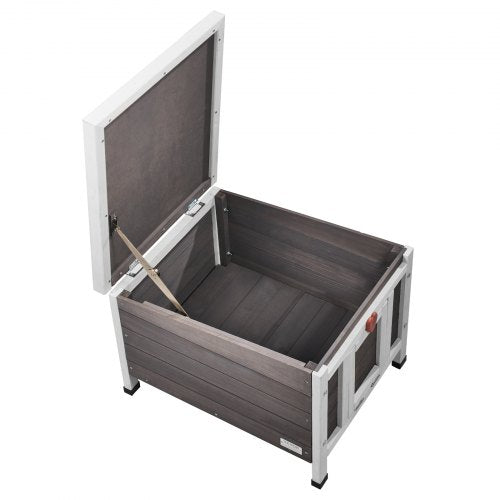 Outdoor Cat House Weatherproof Feral Cat Shelter for Multiple Cats Outdoor