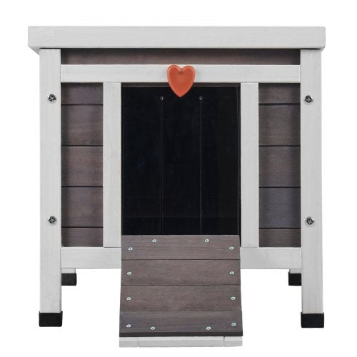 Outdoor Cat House Weatherproof Feral Cat Shelter for Multiple Cats Outdoor