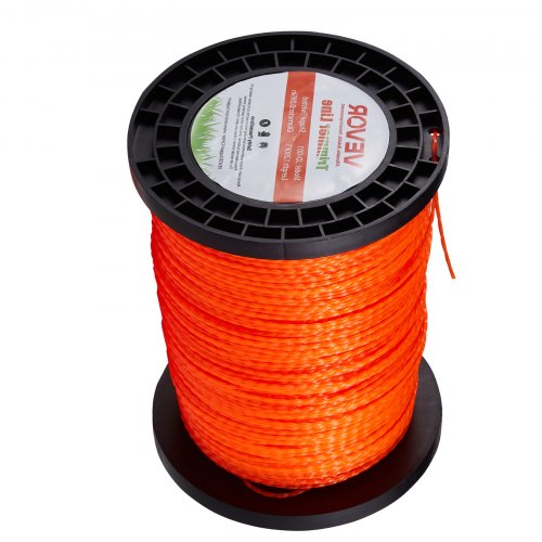0095 in 1280 ft String Trimmer Line Orange Heavy Duty Weed Eater String