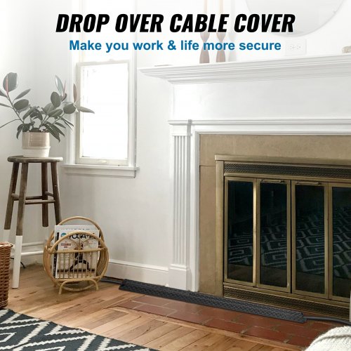 Drop Over Cable Cover Ramp 2000 lbsaxle Load Capacity Heavy Duty Cable