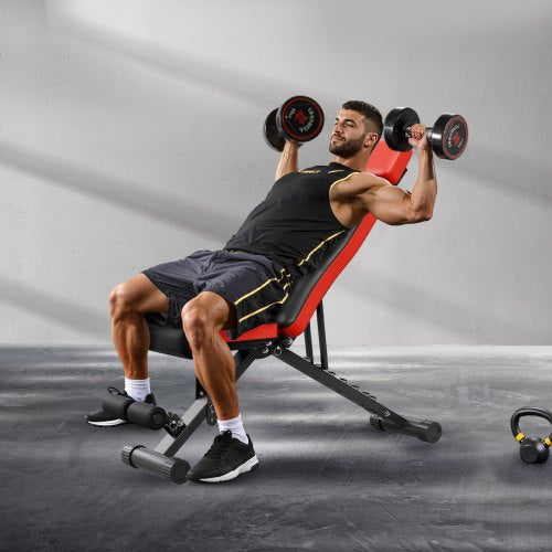 Weight Bench Sit up Bench for Home Gym Strength Training Adjustable Foldable