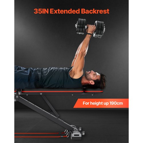 Weight Bench 800lbs Adjustable Weight Bench Press for Full Body Workout