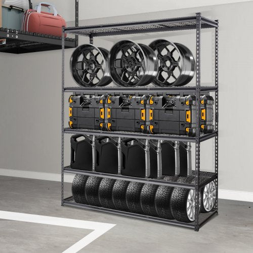 Storage Shelving Unit 5Tier Adjustable 2000 lbs Capacity Heavy Duty