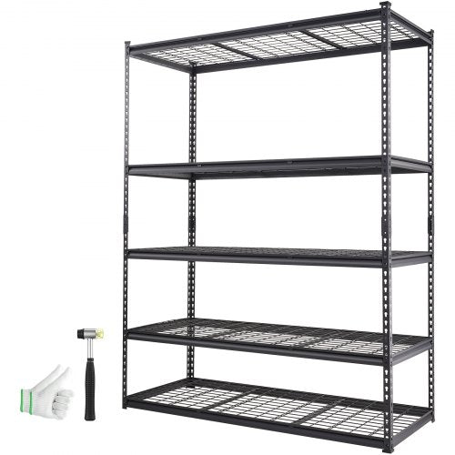Storage Shelving Unit 5Tier Adjustable 2000 lbs Capacity Heavy Duty
