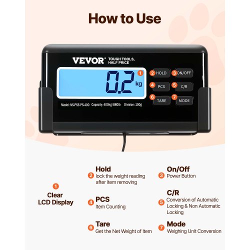Livestock Scale 700LBS Dog Scales Large Platform 406x209Inch Stainless
