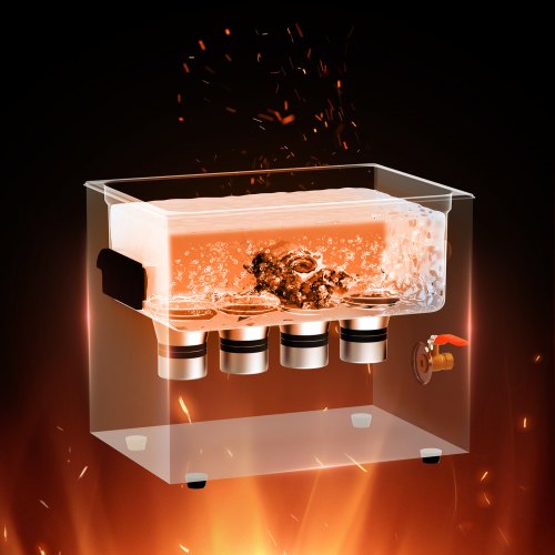 10L Ultrasonic Cleaner with Heater Timer Basket Professional Digital