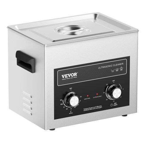10L Ultrasonic Cleaner with Heater Timer Basket Professional Digital