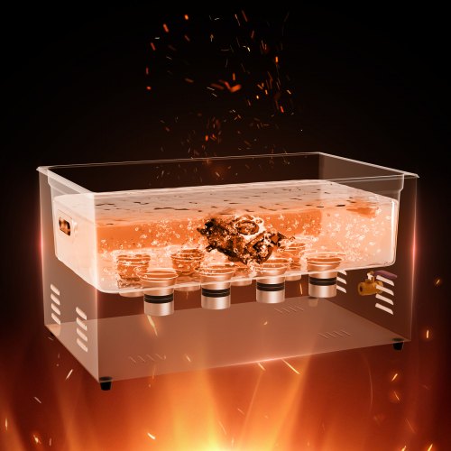 22L Ultrasonic Cleaner with Heater Timer Basket Professional Digital