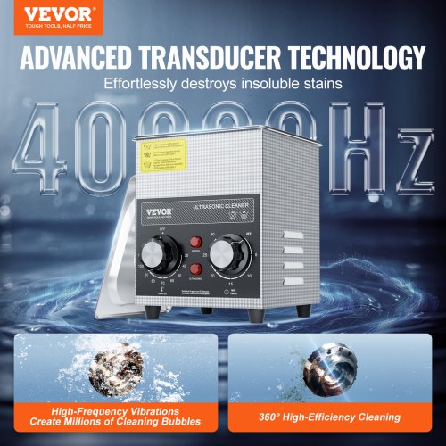 2L Ultrasonic Cleaner with Heater Timer Basket Professional Digital Sonic