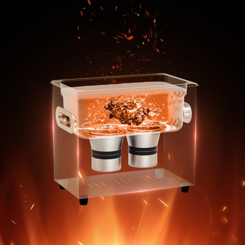 3L Ultrasonic Cleaner with Heater and Timer 150W Stainless Steel Ultrasonic