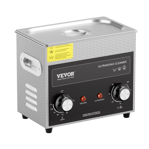 3L Ultrasonic Cleaner with Heater and Timer 150W Stainless Steel Ultrasonic