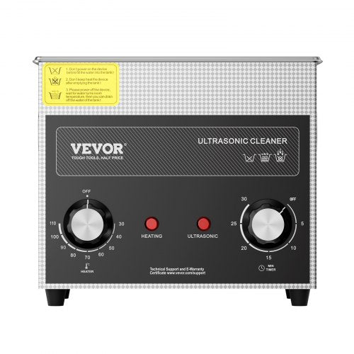 3L Ultrasonic Cleaner with Heater and Timer 150W Stainless Steel Ultrasonic