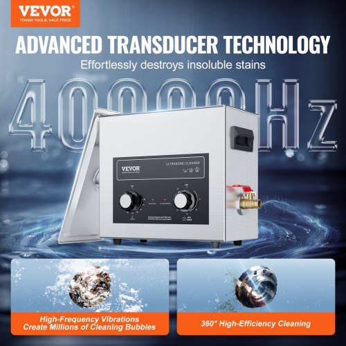 6L Ultrasonic Cleaner with Heater Timer Basket Professional Digital Sonic