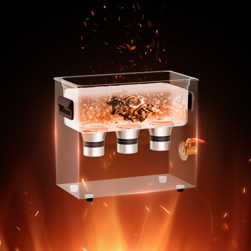 6L Ultrasonic Cleaner with Heater Timer Basket Professional Digital Sonic