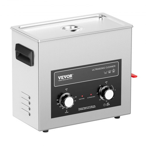 6L Ultrasonic Cleaner with Heater Timer Basket Professional Digital Sonic