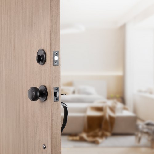 Front Door Handle and Deadbolt Set Antique Copper Front Door Lock Set