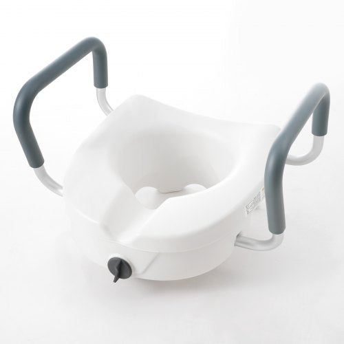 Raised Toilet Seat 5 Height Raised 350 lbs Weight Capacity for Round