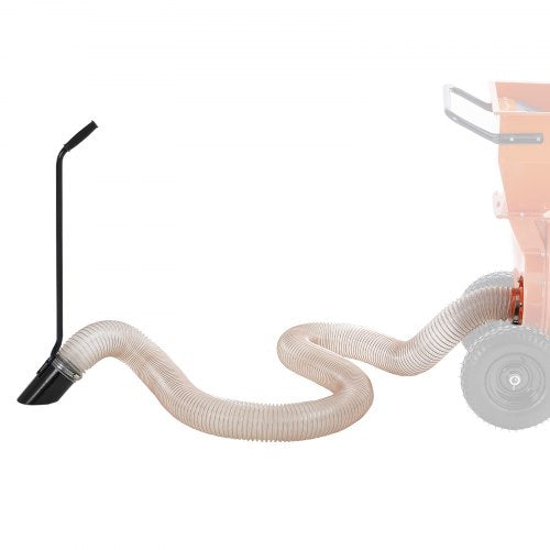Wood Chipper Shredder Mulcher Leaf Vacuum Kit 4.3 Inch x 13.1 ft Heavy Duty