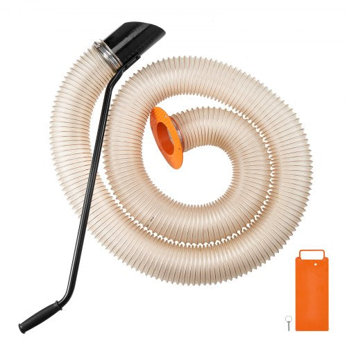 Wood Chipper Shredder Mulcher Leaf Vacuum Kit 4.3 Inch x 13.1 ft Heavy Duty