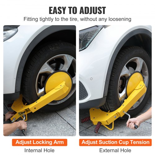 Wheel Lock Clamp 2Pack Trailer Wheel Lock HeavyDuty Anti Theft Tire