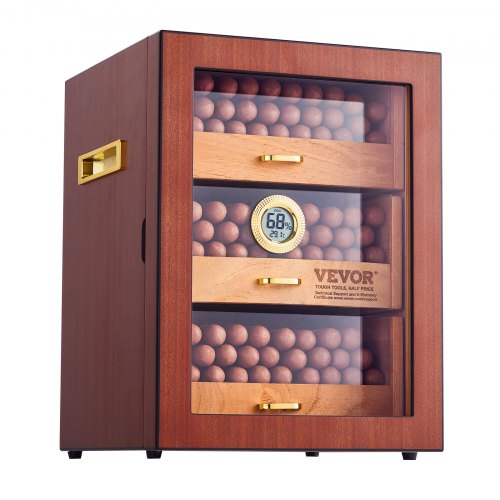 Cigar Humidor Cabinet Handmade Spanish Cedar Wood Cigar Humidor for 100150
