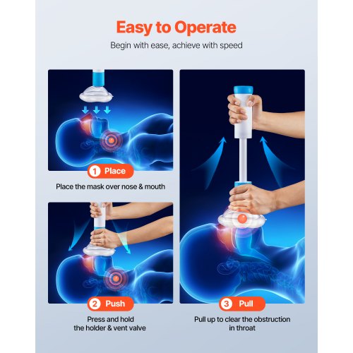 Choking Rescue Device Portable Airway Clear Anti Choking Suction Device