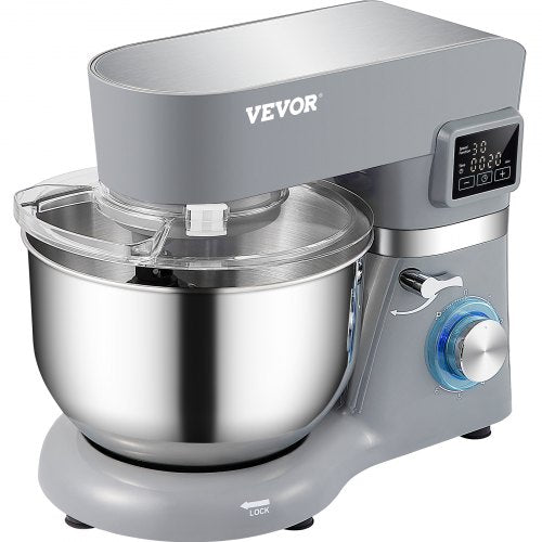 Stand Mixer 660W Electric Dough Mixer with 6 Speeds LCD Screen Timing