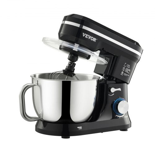 Stand Mixer 5QT Dough Mixer 10P Speeds Tilthead Food Mixer Kitchen