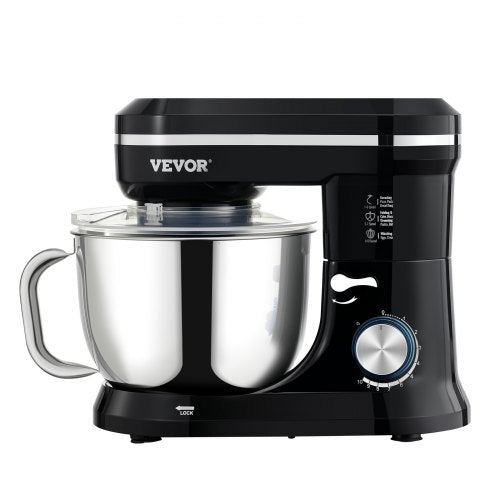 Stand Mixer 5QT Dough Mixer 10P Speeds Tilthead Food Mixer Kitchen