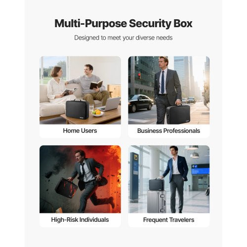 Fireproof Document Box 1832 Heat Insulated Fireproof Waterproof Box