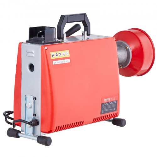 66FT x 58 Inch Drain Cleaner Machine 250W Electric Sewer Snake Auger