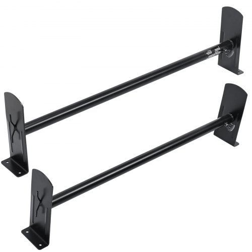 Van Roof Ladder Rack 2 Bars Alloy Steel Roof Racks 500 LBS Capacity Roof