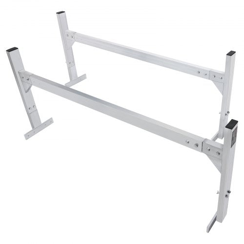 Van Roof Ladder Rack 2 Bars Aluminum Alloy Roof Ladder Racks 400 LBS