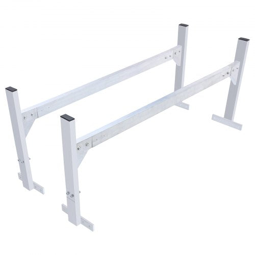 Van Roof Ladder Rack 2 Bars Aluminum Alloy Roof Ladder Racks 400 LBS