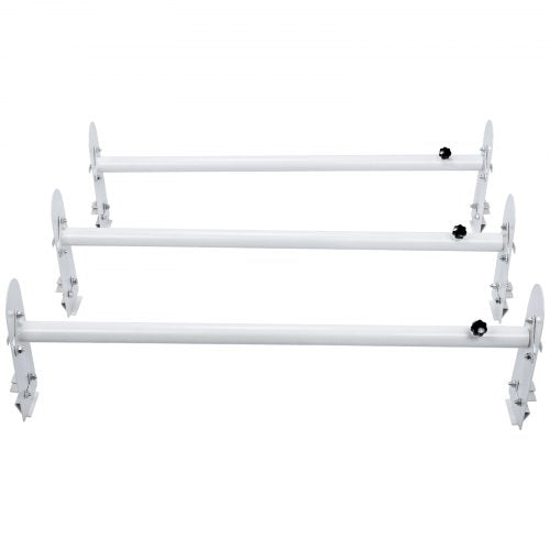 Van Roof Ladder Rack 3 Bars Alloy Steel Roof Racks 750 LBS Capacity