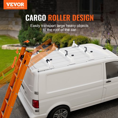 Trailer Ladder Rack 54 3 Crossbars Ladder Roof Rack Heavyduty Steel Van