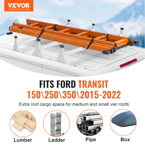 Trailer Ladder Rack 54 3 Crossbars Ladder Roof Rack Heavyduty Steel Van