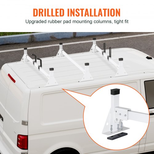 Trailer Ladder Rack 54 3 Crossbars Ladder Roof Rack Heavyduty Steel Van
