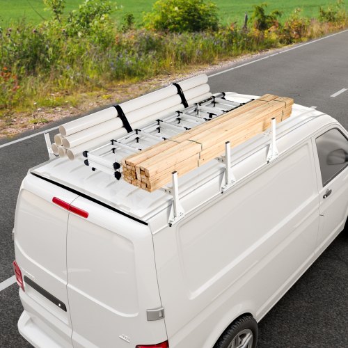 Trailer Ladder Rack 54 3 Crossbars Ladder Roof Rack Heavyduty Steel Van