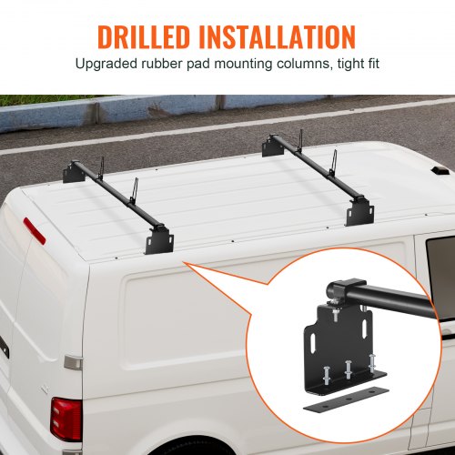 Trailer Ladder Rack Van Roof Ladder Rack for Universal Truck Roofs  1 INCH