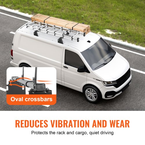 Trailer Ladder Rack Van Roof Ladder Rack for Universal Truck Roofs  1 INCH