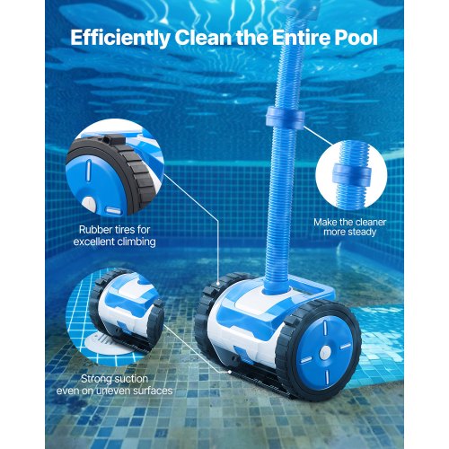 Suction Pool Cleaner Automatic Pool Vacuum Cleaner Suction Side Automatic