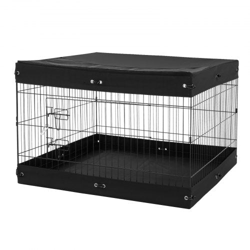 Dog Playpen 4 Pcs 24 x 36 in Panels Foldable Metal Pet Exercise Pen Dog