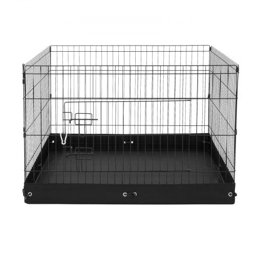 Dog Playpen 4 Pcs 24 x 36 in Panels Foldable Metal Pet Exercise Pen Dog