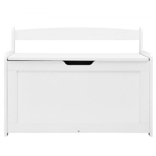 Wooden Toy Chest for Kids Toddler Toy Storage Box with FlipTop Lid and Safety