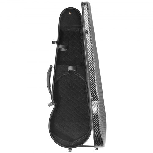 44 Full Size Violin Case Builtin Hygrometer Lightweight Portable Travel